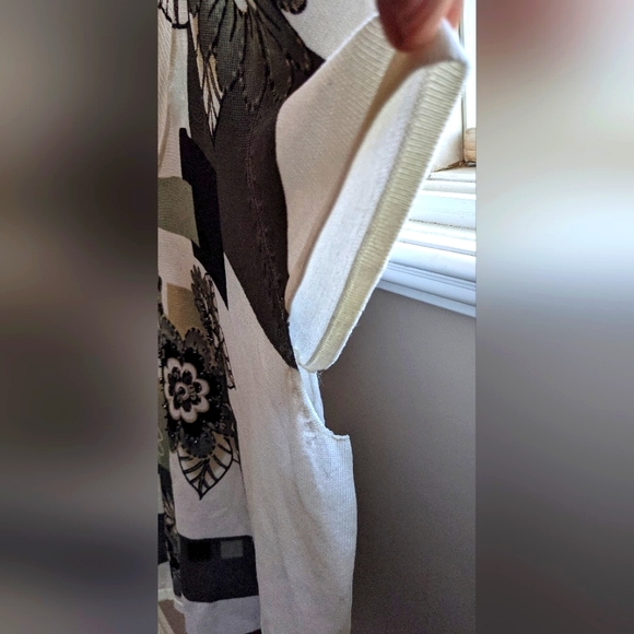 🆕 Retro Embellished Top Beads Sequins Gold Accents Short Sleeves, Varia - Picture 11 of 14